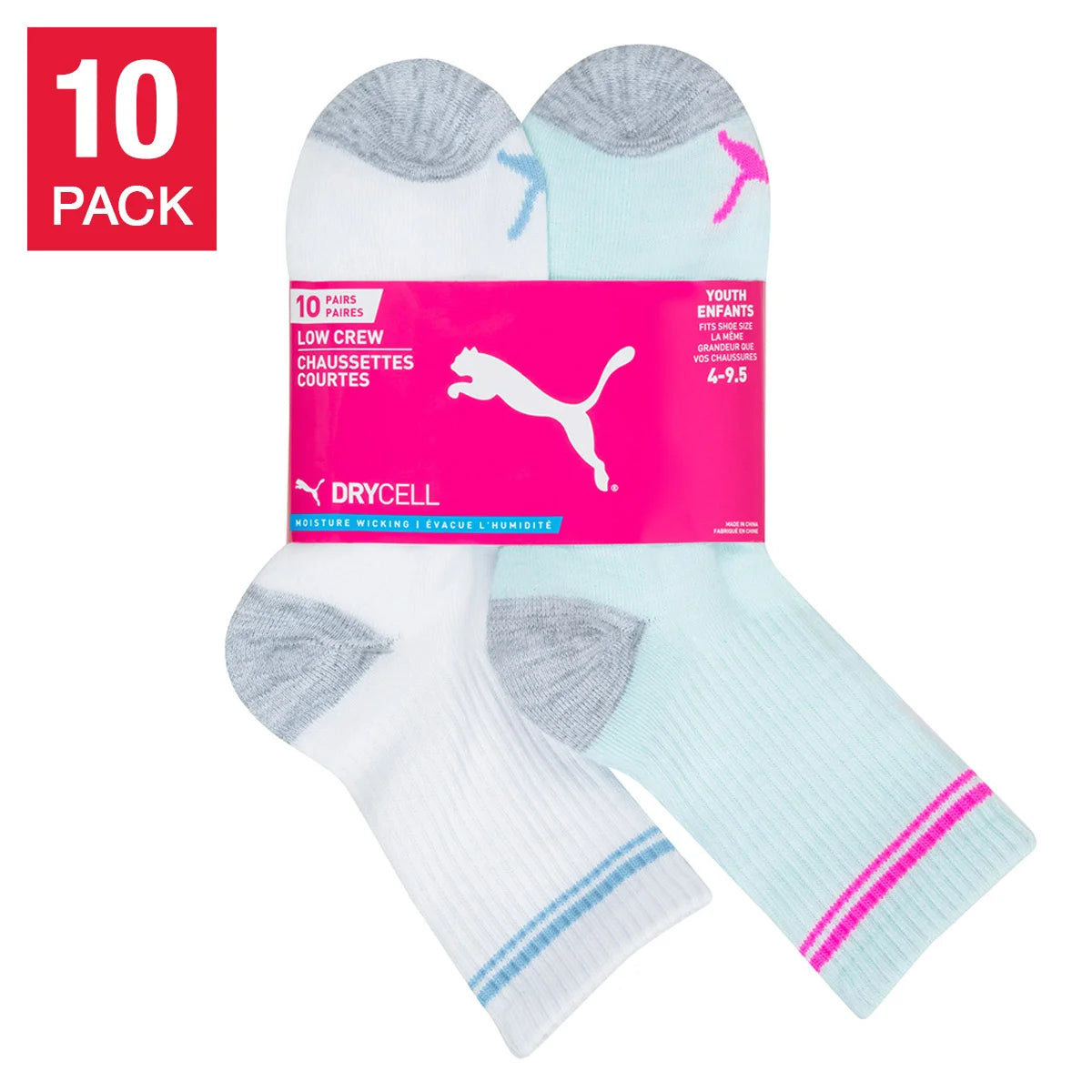 Puma Kids Socks,10-pair