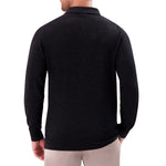 Modern English Men's Long Sleeve Merino Wool Polo Sweater