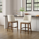 Pike and Main Ivy Fabric Counter Stool, 2-pack