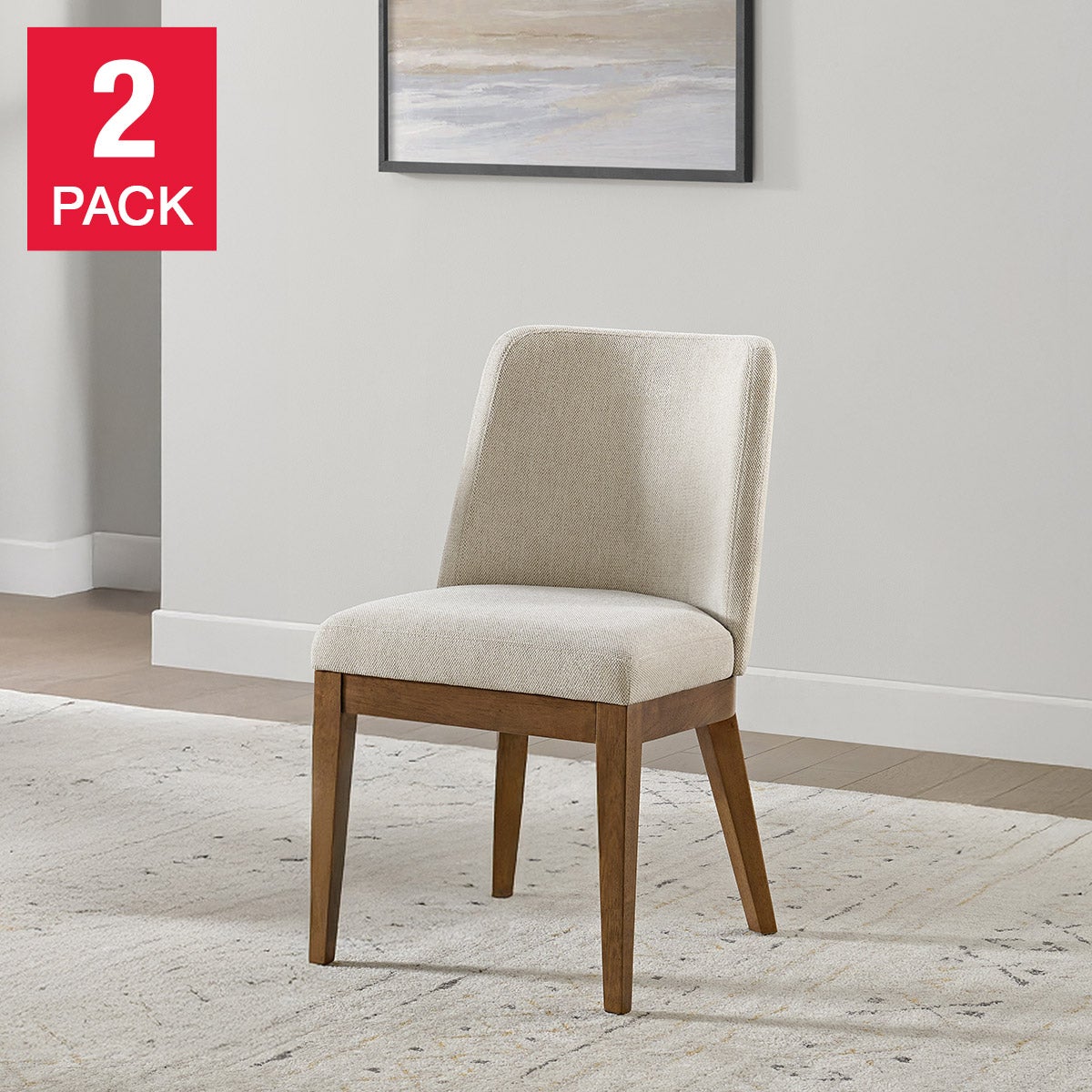 Pike and Main Fabric Dining Chair, 2-pack