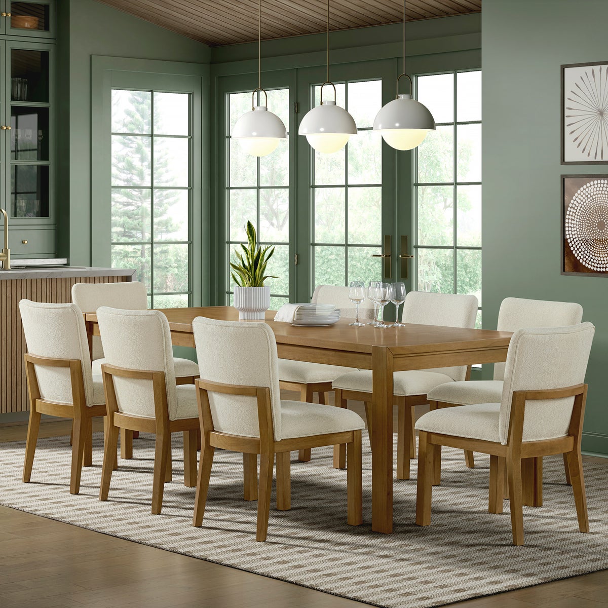 Ellery 9-piece Dining Room Set
