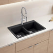 Blanco Liven 33 in. Dual Mount SILGRANIT Kitchen Sink
