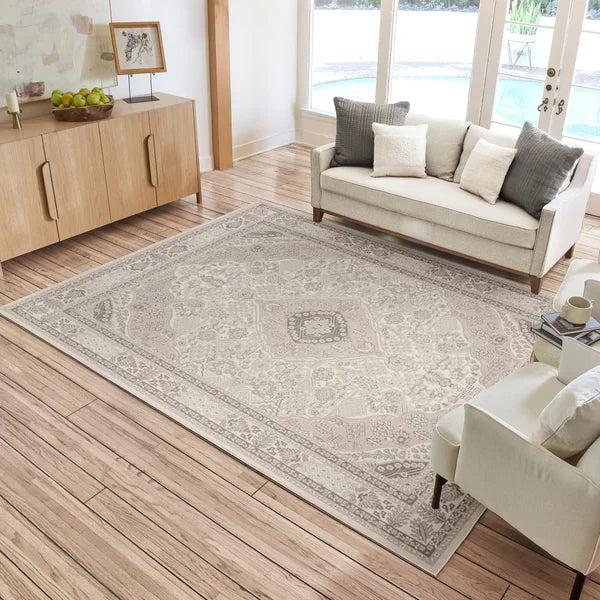 Gertmenian Helios Collection Parsons Grey Indoor Area Rug