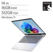 HP OmniBook 5 14-in Copilot+ OLED Laptop, Snapdragon X X1-26-100, 16 GB RAM, 512 GB SSD, Qualcomm Adreno