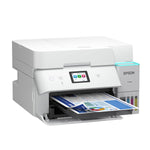 EcoTank ET-4958 White Wireless All-in-One Colour Supertank Printer with Bonus Black Ink Bottle