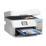 EcoTank ET-4958 White Wireless All-in-One Colour Supertank Printer with Bonus Black Ink Bottle