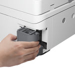 EcoTank ET-4958 White Wireless All-in-One Colour Supertank Printer with Bonus Black Ink Bottle