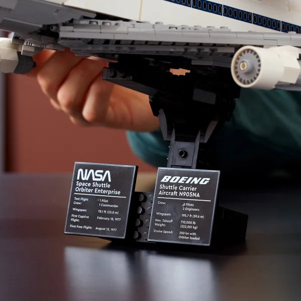 LEGO Icons Shuttle Carrier Aircraft 10360 with Bonus LEGO Creator 3 in 1 Space Astronaut Toy Set, Science Toy 31152