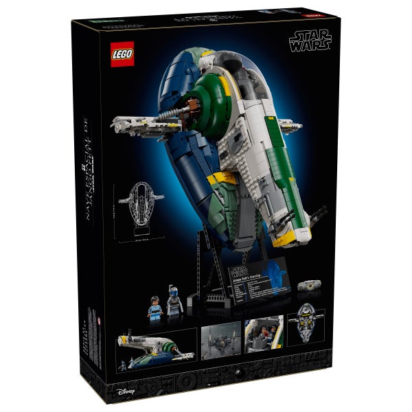 LEGO Star Wars Jango Fett’s Firespray-Class Starship 75409 with bonus LEGO Star Wars: The Clone Wars Ahsoka's Jedi Interceptor Spaceship 75401