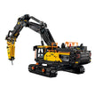 LEGO Technic Volvo EC500 Hybrid Excavator 42215 with bonus LEGO City Yellow Mobile Construction Crane Toy Set 60409