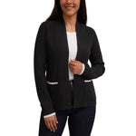 Cyrus Women's Open Cardigan with Contrast Trim