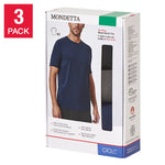 Mondetta Men's Mesh Back T-Shirt, 3-pack
