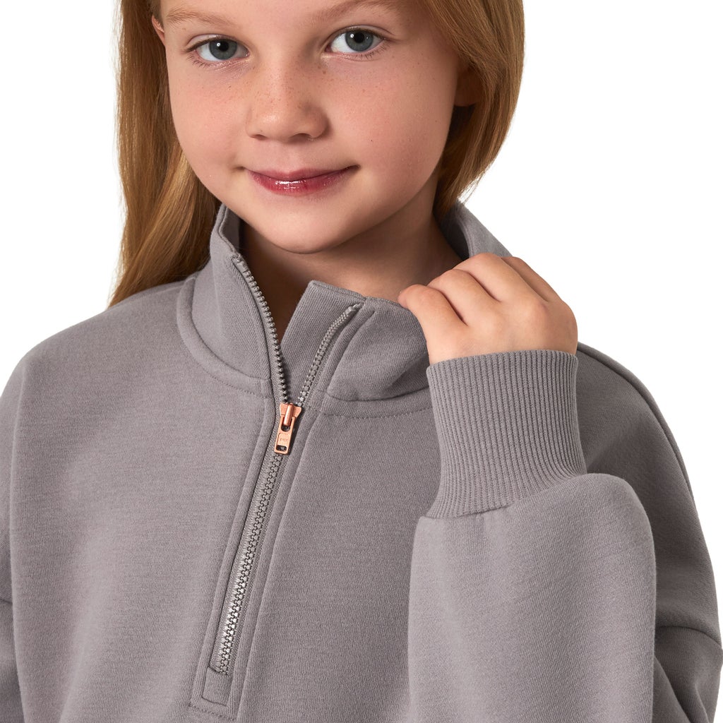 Mondetta Kids Fleece Quarter Zip Top