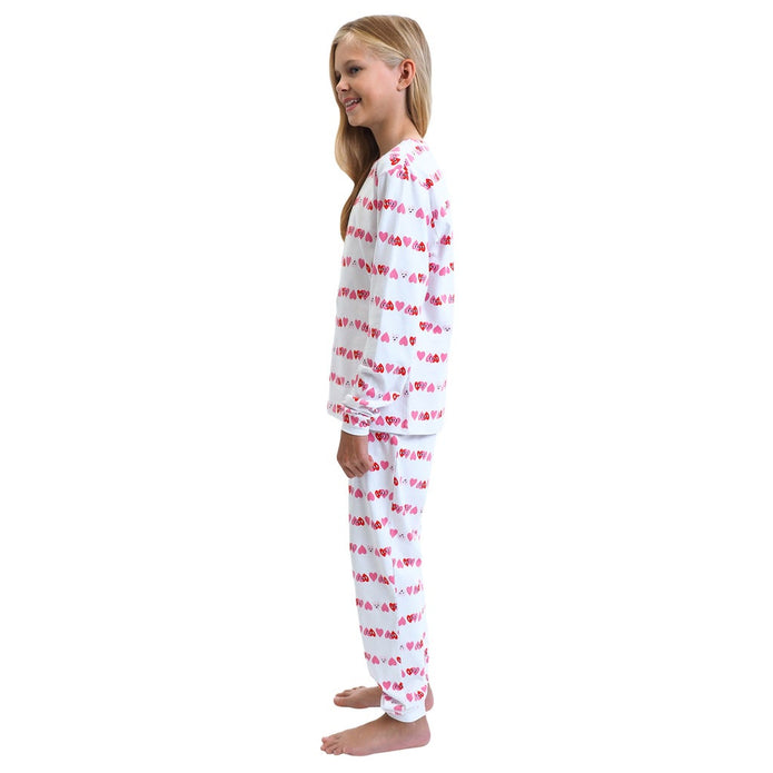 Kids Valentines Day Pajama Set, 2-piece