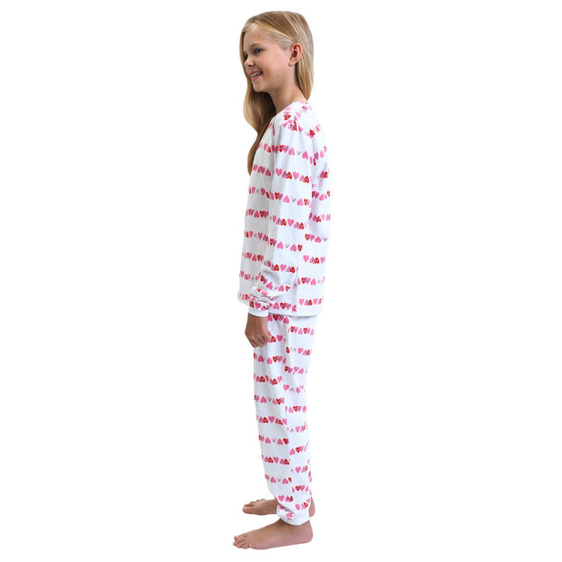 Kids Valentines Day Pajama Set, 2-piece