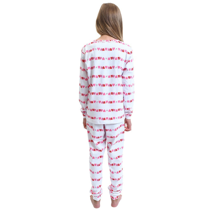 Kids Valentines Day Pajama Set, 2-piece