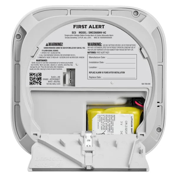 First Alert SC5 Smart Smoke and Carbon Monoxide Alarm, 2-pack
