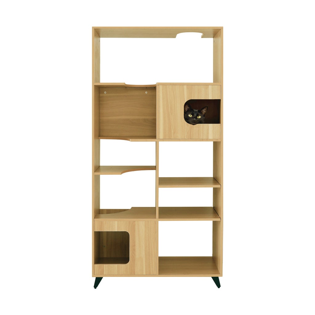 4 Cats & Dogs Clifford Functional Display Shelf with Integrated Cat Perches