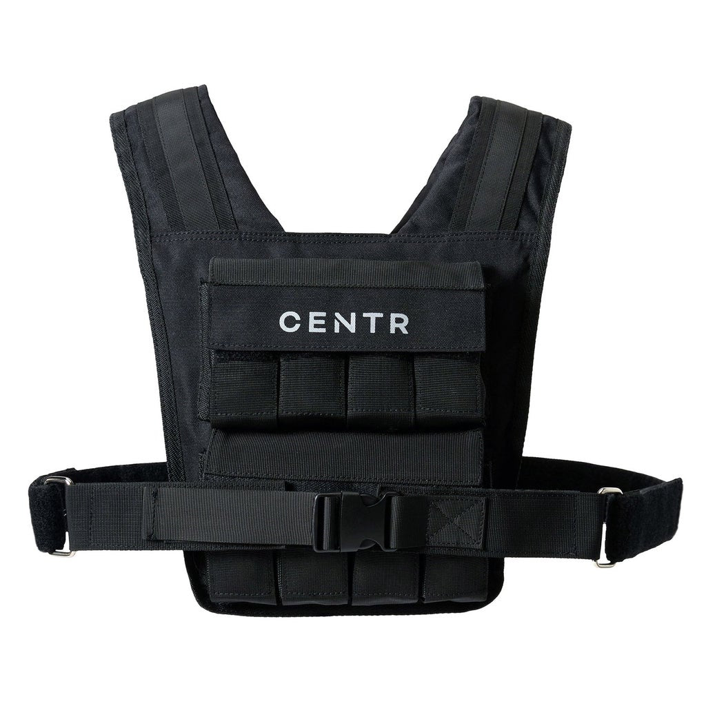 Centr 20 LB Weighted Vest, Adjustable Weight and Fit, with 3-Month Centr Membership