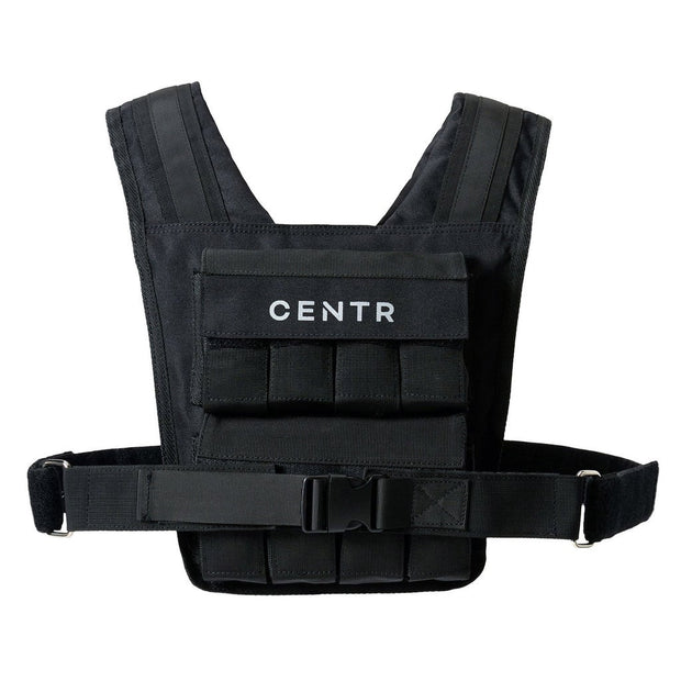 Centr 20 LB Weighted Vest, Adjustable Weight and Fit, with 3-Month Centr Membership