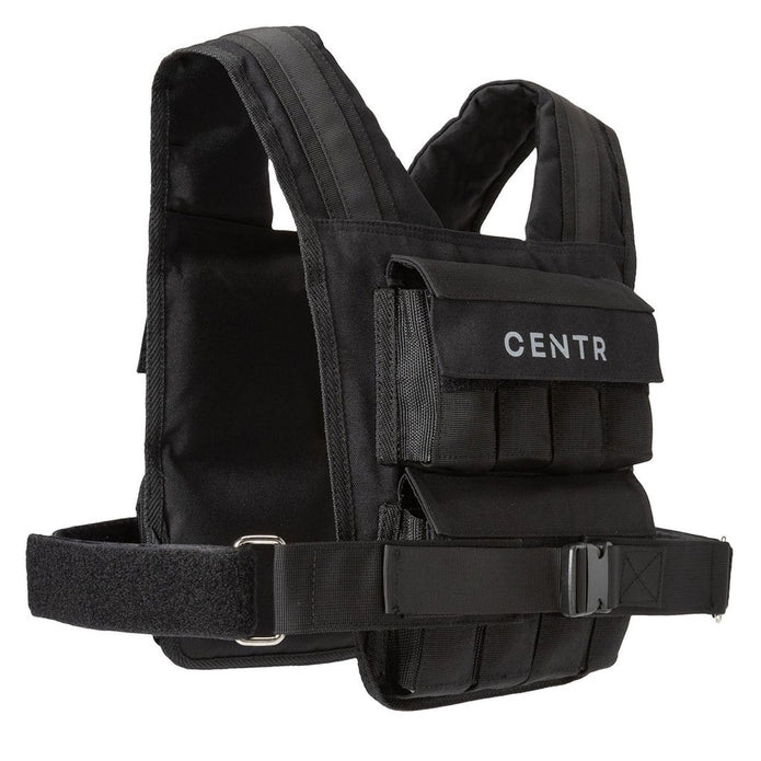 Centr 20 LB Weighted Vest, Adjustable Weight and Fit, with 3-Month Centr Membership