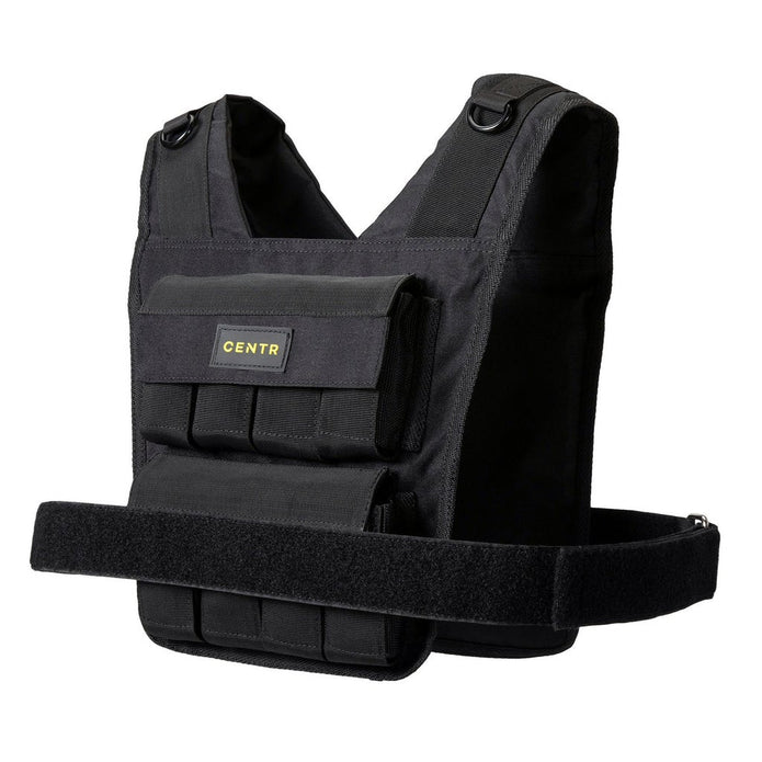 Centr 20 LB Weighted Vest, Adjustable Weight and Fit, with 3-Month Centr Membership