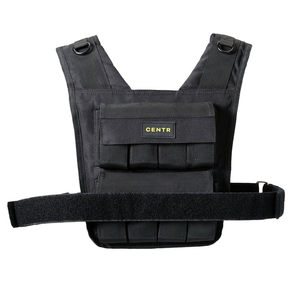 Centr 20 LB Weighted Vest, Adjustable Weight and Fit, with 3-Month Centr Membership
