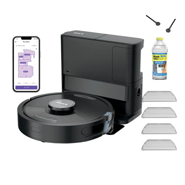 Shark Matrix Plus 2-In-1 Robot Self-Empty Vacuum and Mop with Self-Empty HEPA Base