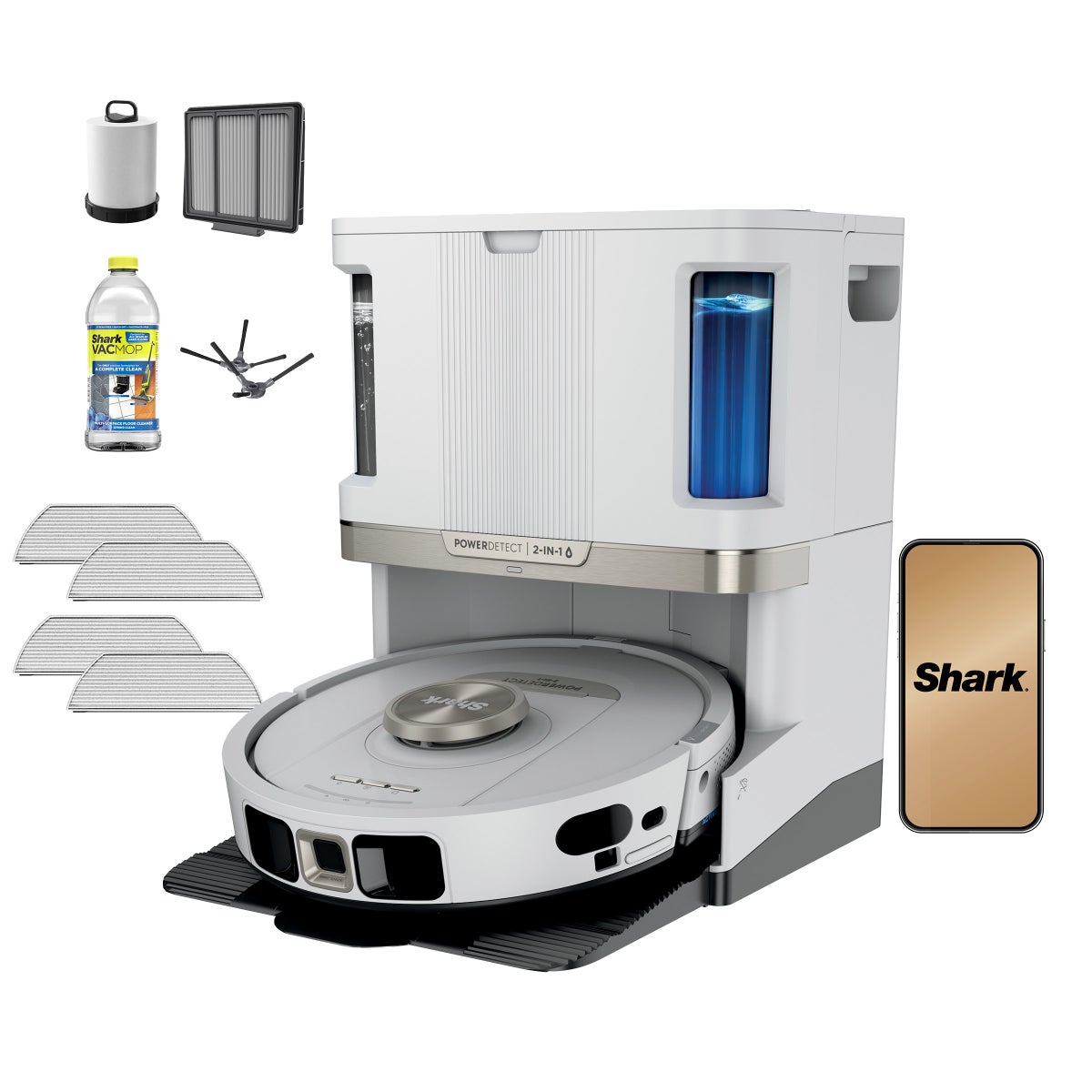 Shark PowerDetect 2-in-1 Robot Vacuum & Mop with NeverTouch Pro Self-Cleaning Base