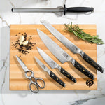 Chuck Hughes Knife Block Set, 7-piece