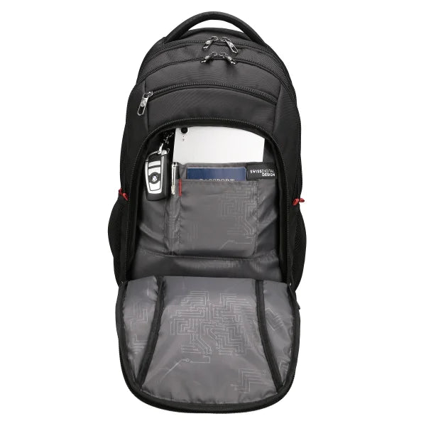 Swiss Digital, Sursee Backpack with SDD Finder, Black