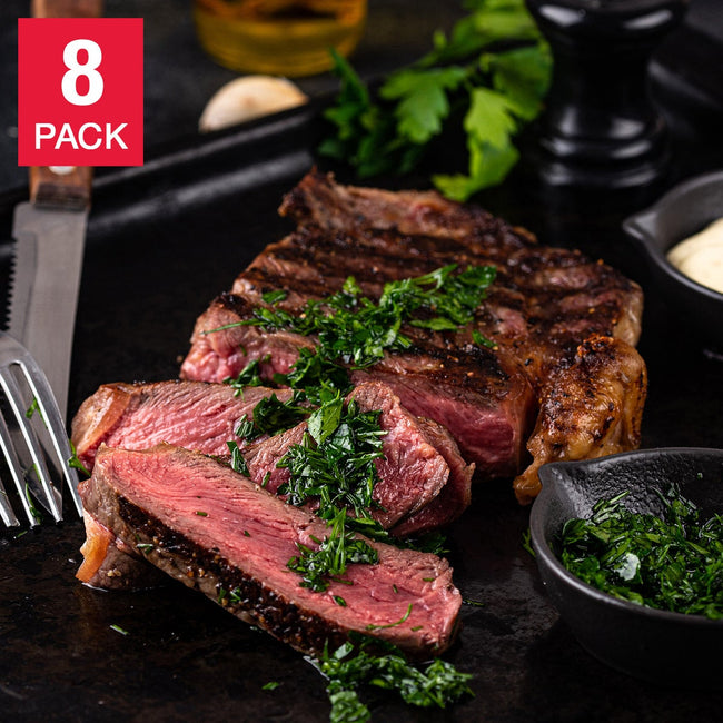 Near North Life Canada Prime New York Striploins, 16 oz
