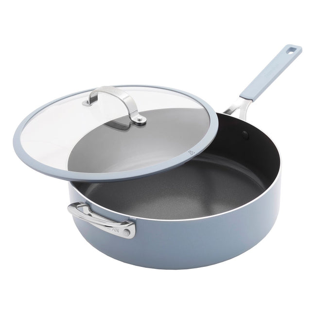 GreenPan Covered Deep Saute Pan, 30 cm (11.8 in.) / 6.15 L (6.5 qt.)