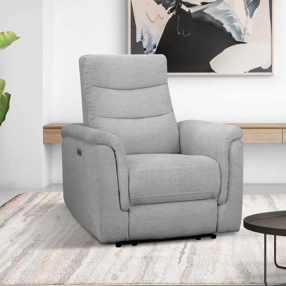 Sealy Jann Grey Power Recliner