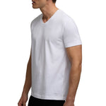 Kenneth Cole Men's V-Neck T-Shirt 4-pack