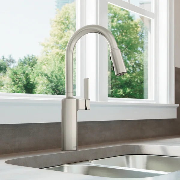 Moen Nilain Single Handle Pull-Down Kitchen Faucet