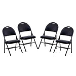 Star Elite - Commercial High-back Folding Chairs, 4-pack