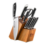 Cangshan Alps Series German Steel Forged Knife Set, 12-piece