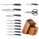 Cangshan Alps Series German Steel Forged Knife Set, 12-piece