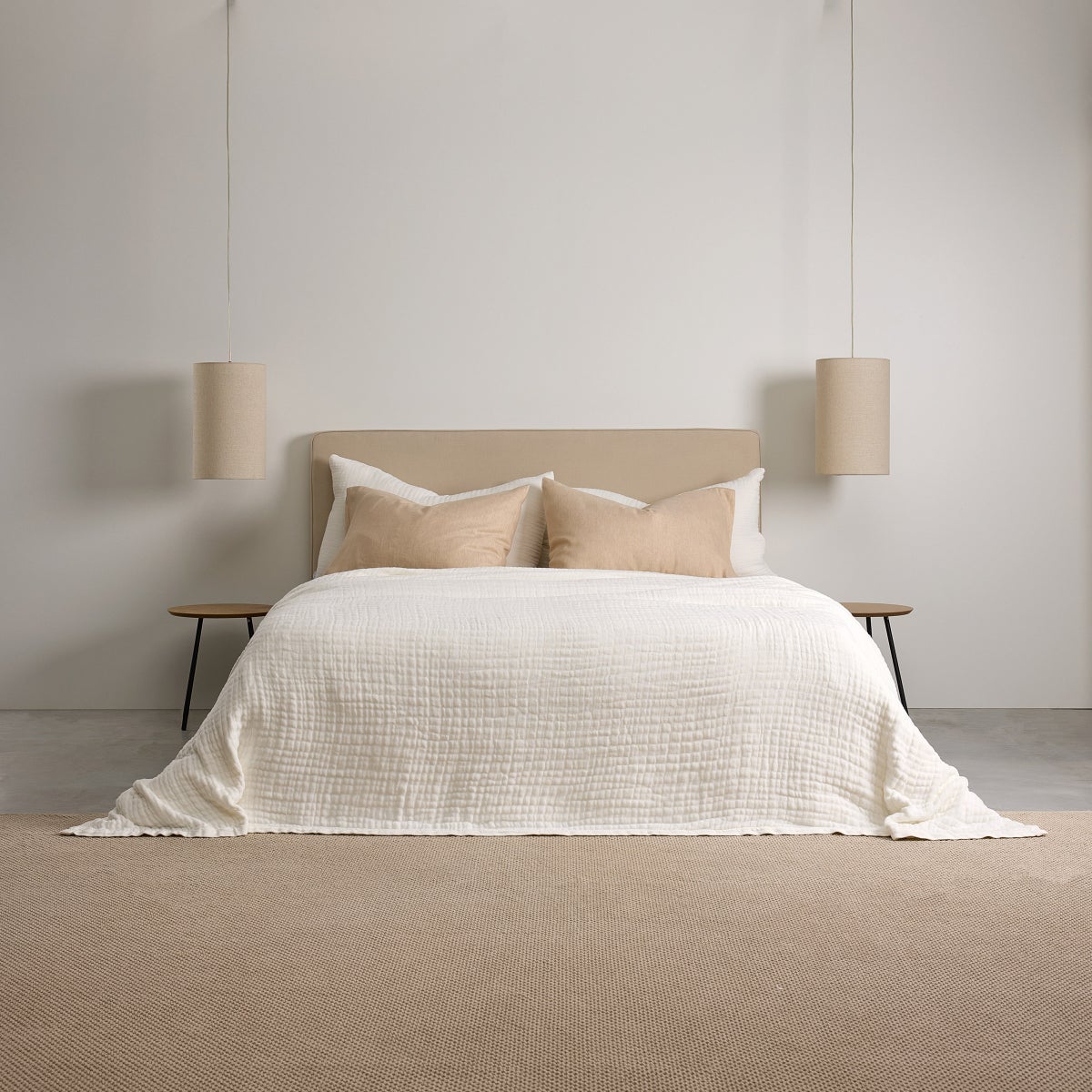 House & Home by Lynda Reeves European Collection - Layered Muslin Blanket & Shams Set