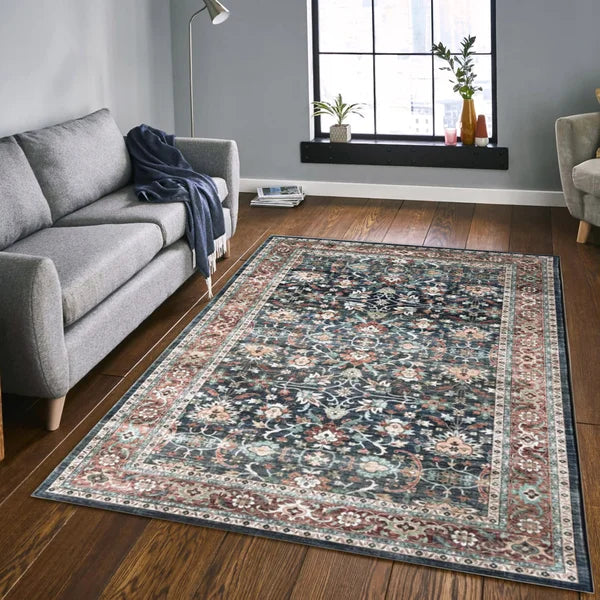 Viana Downy Collection Midnight Sonata Indoor Area Rug