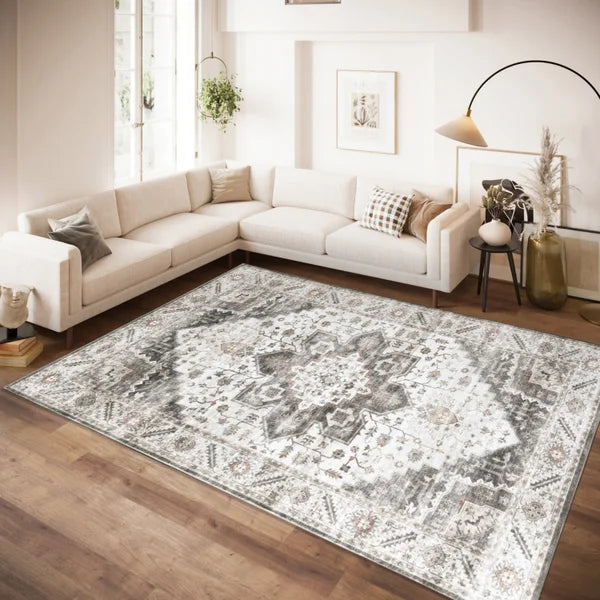 Viana Downy Collection Chateau Mist Indoor Area Rug