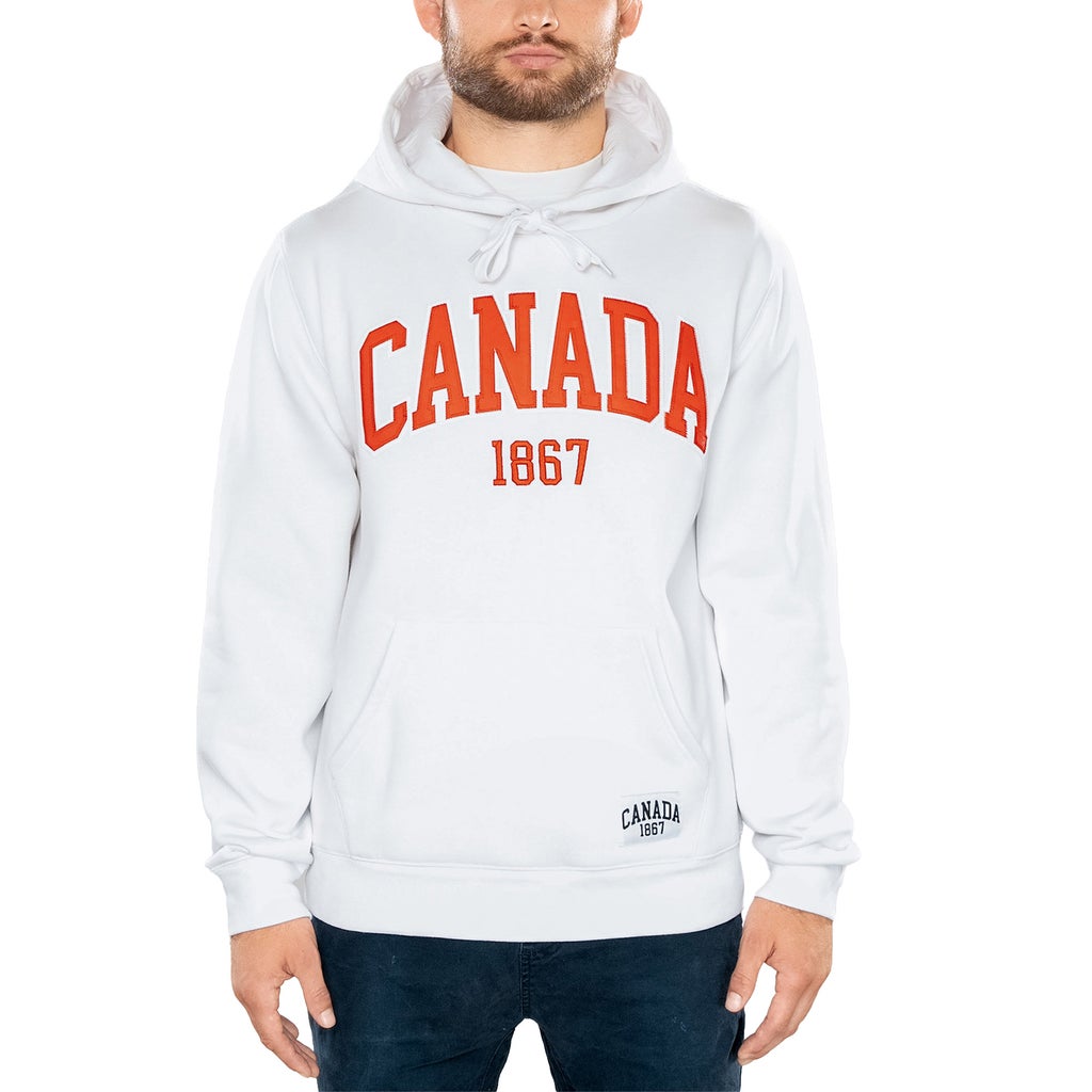 Canada Varsity Hoodie - White