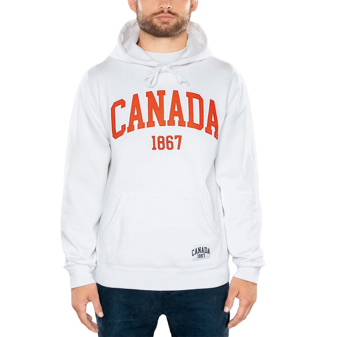 Canada Varsity Hoodie - White