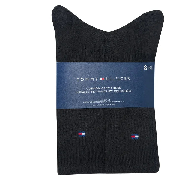 Tommy Hilfiger Men’s Crew Socks, 8 pair