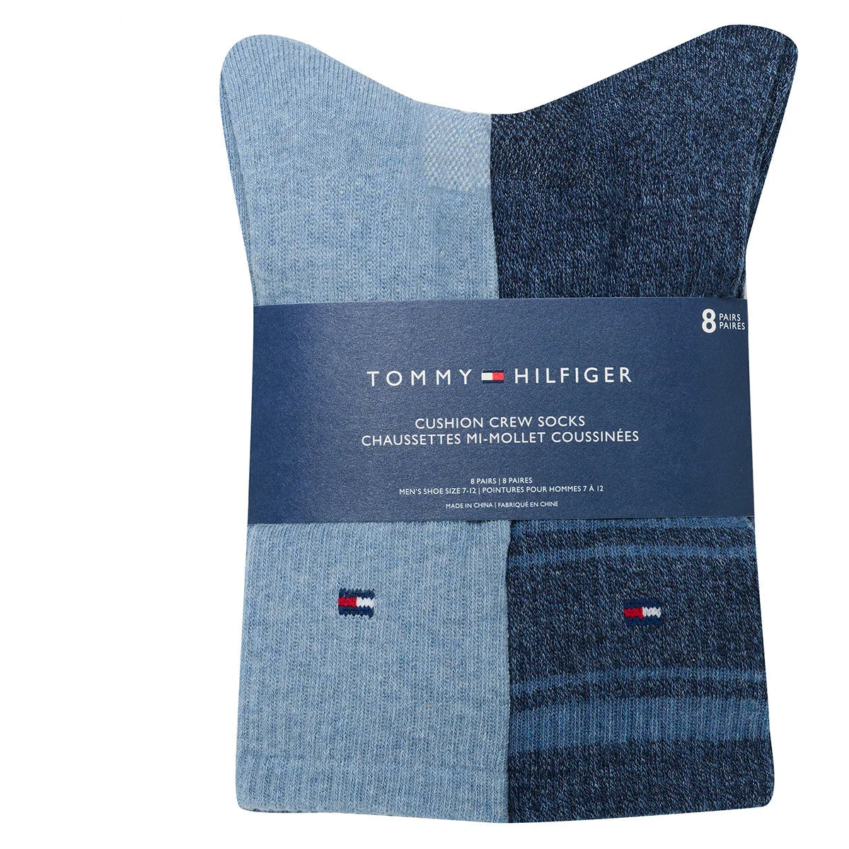Tommy Hilfiger Men’s Crew Socks, 8 pair