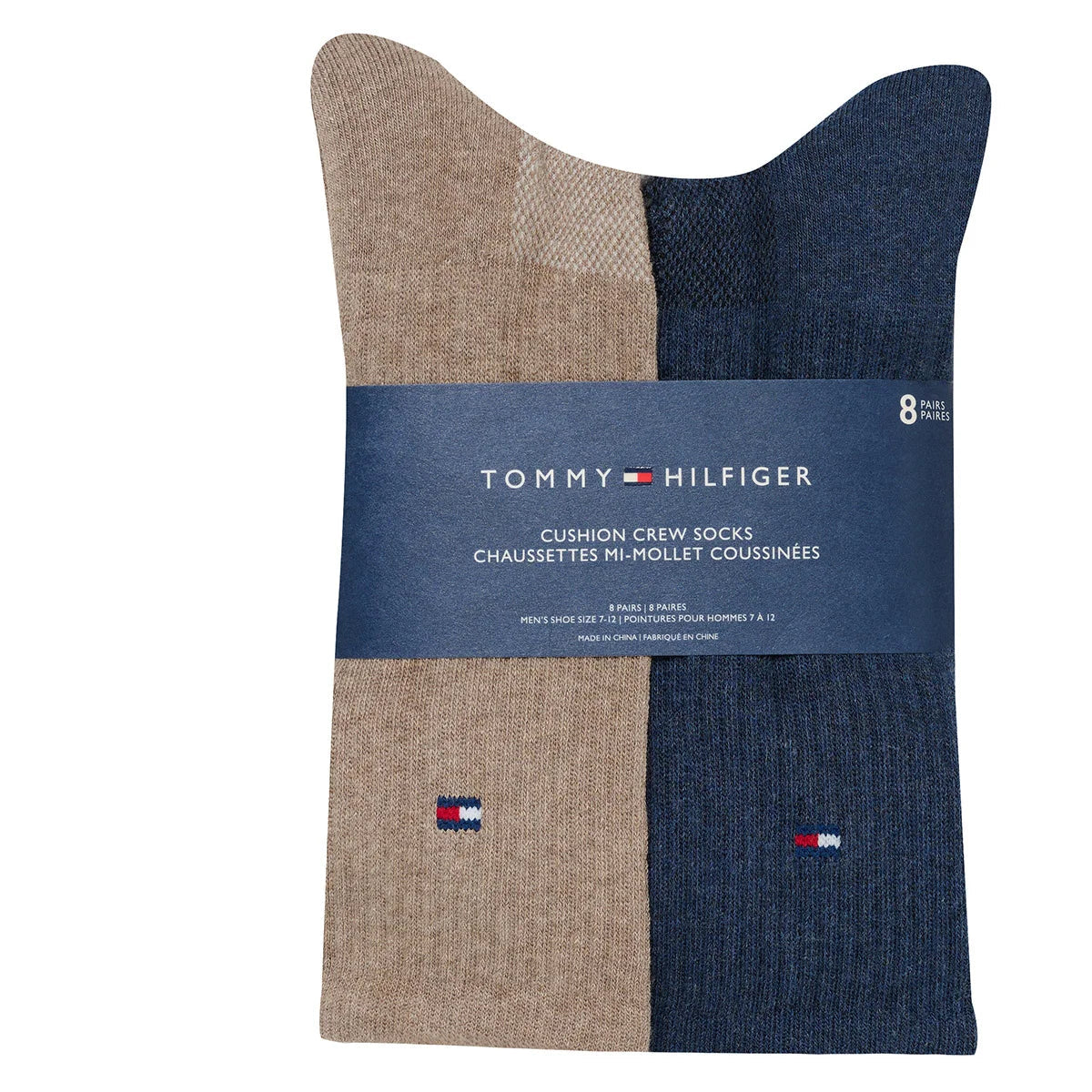 Tommy Hilfiger Men’s Crew Socks, 8 pair