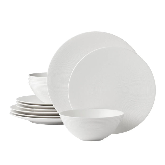 Lenox LX Collective Porcelain Dinnerware set, 12-piece