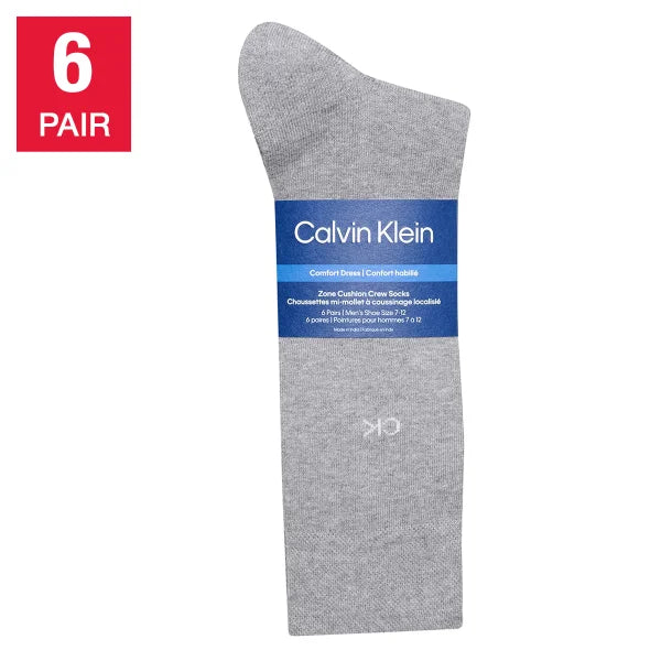 Calvin Klein Men’s Dress Socks, 6-pair