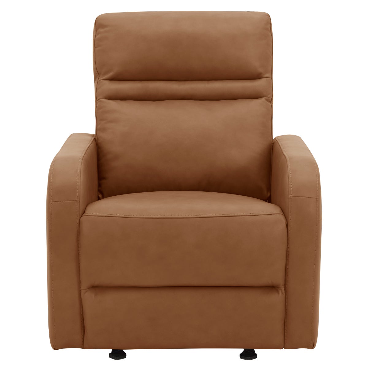 Gilman Creek Aldryn Top-grain Leather Glider Power Recliner, Brown
